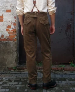 Outlet 1920s 12 oz Corduroy Farmer Work Trousers Pants&trousers
