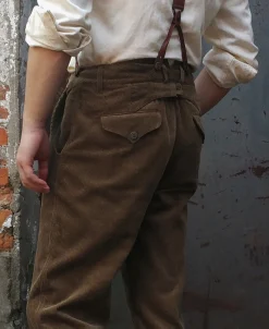 Outlet 1920s 12 oz Corduroy Farmer Work Trousers Pants&trousers