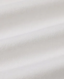 New 1930s 10.5 oz Cotton Loopwheel Tubular Henley Shirt - White Henleys | Long Sleeve T-Shirts
