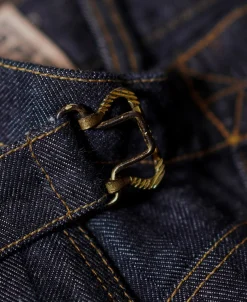 Fashion 1870s 15 oz Herringbone Selvedge Denim Work Jeans Jeans | Denim