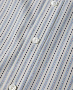 Outlet 1930s 5 oz Yarn-Dyed Striped Dress Shirt Long Sleeve Shirts | Shirts