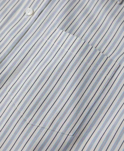 Outlet 1930s 5 oz Yarn-Dyed Striped Dress Shirt Long Sleeve Shirts | Shirts