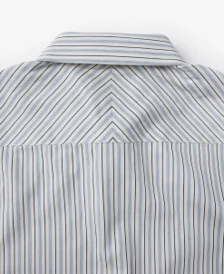 Outlet 1930s 5 oz Yarn-Dyed Striped Dress Shirt Long Sleeve Shirts | Shirts