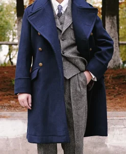 Fashion 1940s British Royal Air Force Greatcoat Jackets&coats