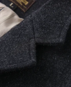 Discount 1930s Charcoal Gray Tweed Lapel Vest Waistcoats
