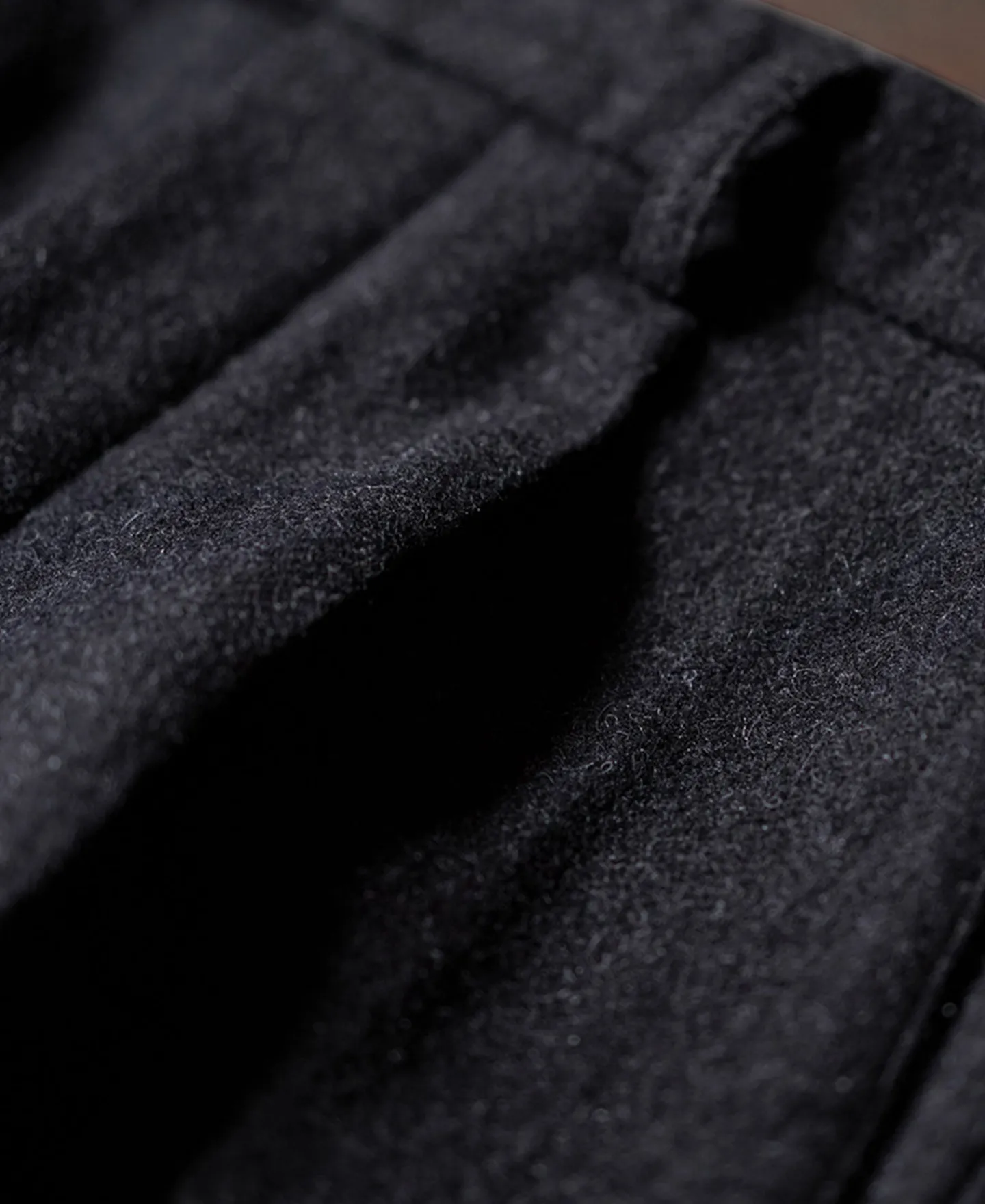 Fashion 1930s Charcoal Gray Tweed Pleated Trousers Pants&trousers