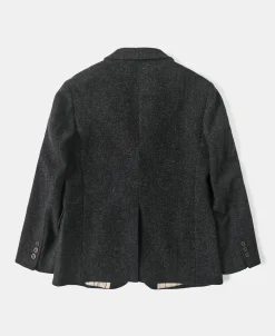 Discount 1930s Charcoal Gray Tweed Suit Jacket Jackets&coats