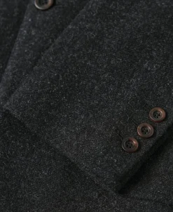 Discount 1930s Charcoal Gray Tweed Suit Jacket Jackets&coats