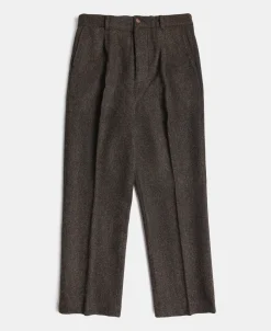 New 1920s Chocolate Brown Tweed Trousers Pants&trousers