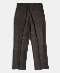 New 1920s Chocolate Brown Tweed Trousers Pants&trousers