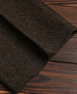 New 1920s Chocolate Brown Tweed Trousers Pants&trousers