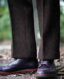 New 1920s Chocolate Brown Tweed Trousers Pants&trousers