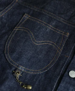 Discount 1940s Corduroy Collar Selvedge Denim Jacket Jackets&coats | Denim Jackets