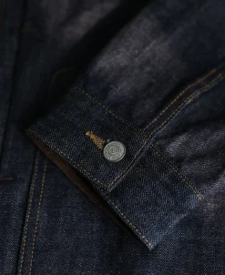 Discount 1940s Corduroy Collar Selvedge Denim Jacket Jackets&coats | Denim Jackets