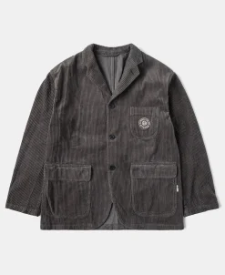 Online 1960s Corduroy Pocket Sport Coat - Gray Jackets&coats