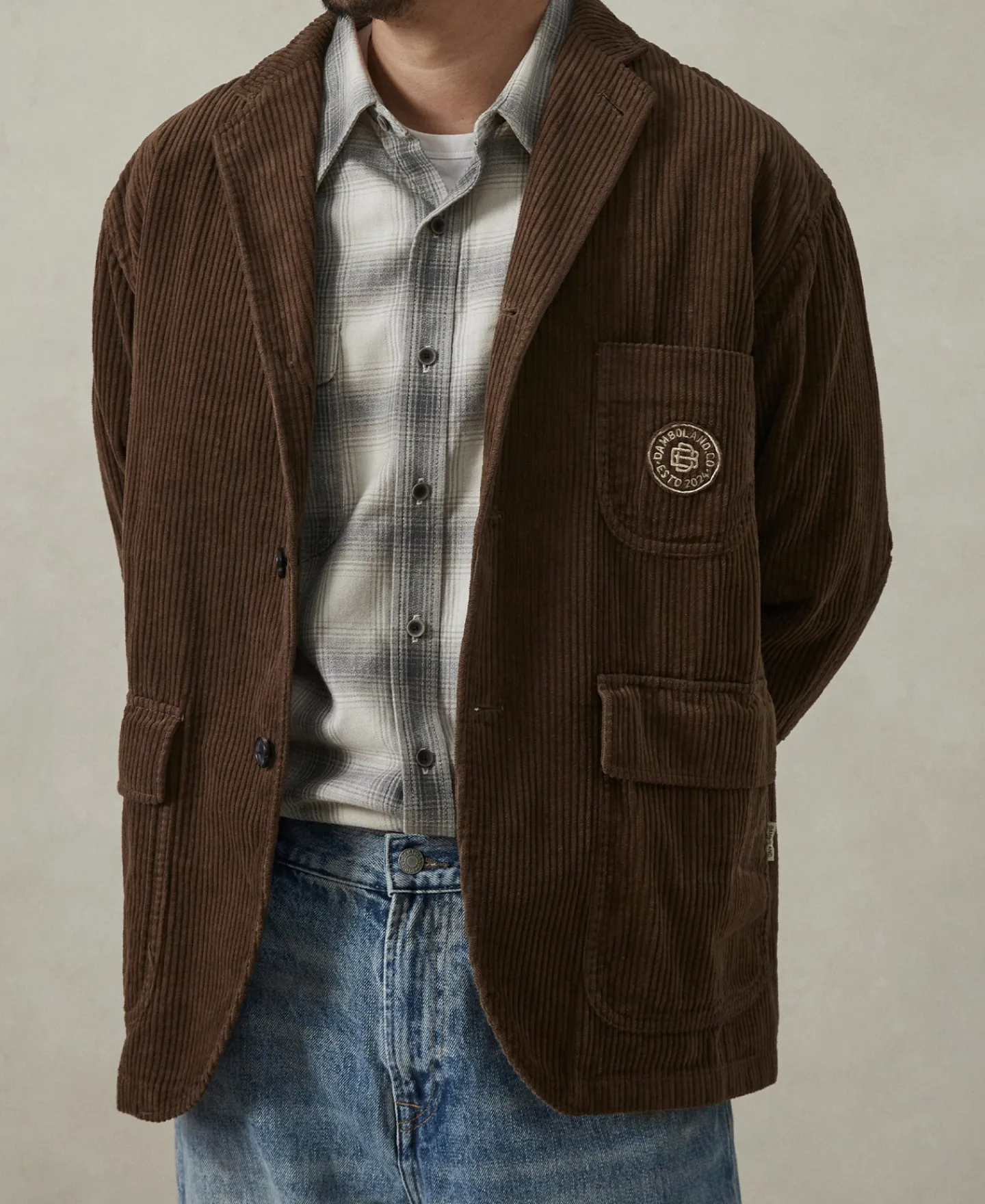 Discount 1960s Corduroy Pocket Sport Coat - Brown Jackets&coats