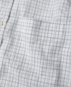 Fashion 1930s Dobby Grid Check Spearpoint Collar Dress Shirt Long Sleeve Shirts | Shirts