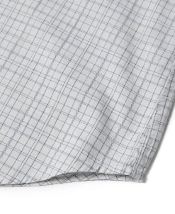 Fashion 1930s Dobby Grid Check Spearpoint Collar Dress Shirt Long Sleeve Shirts | Shirts