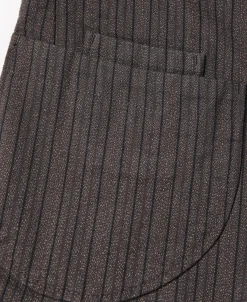 Best 1900s French Salt & Pepper Striped Chambray Sack Jacket Jackets&coats