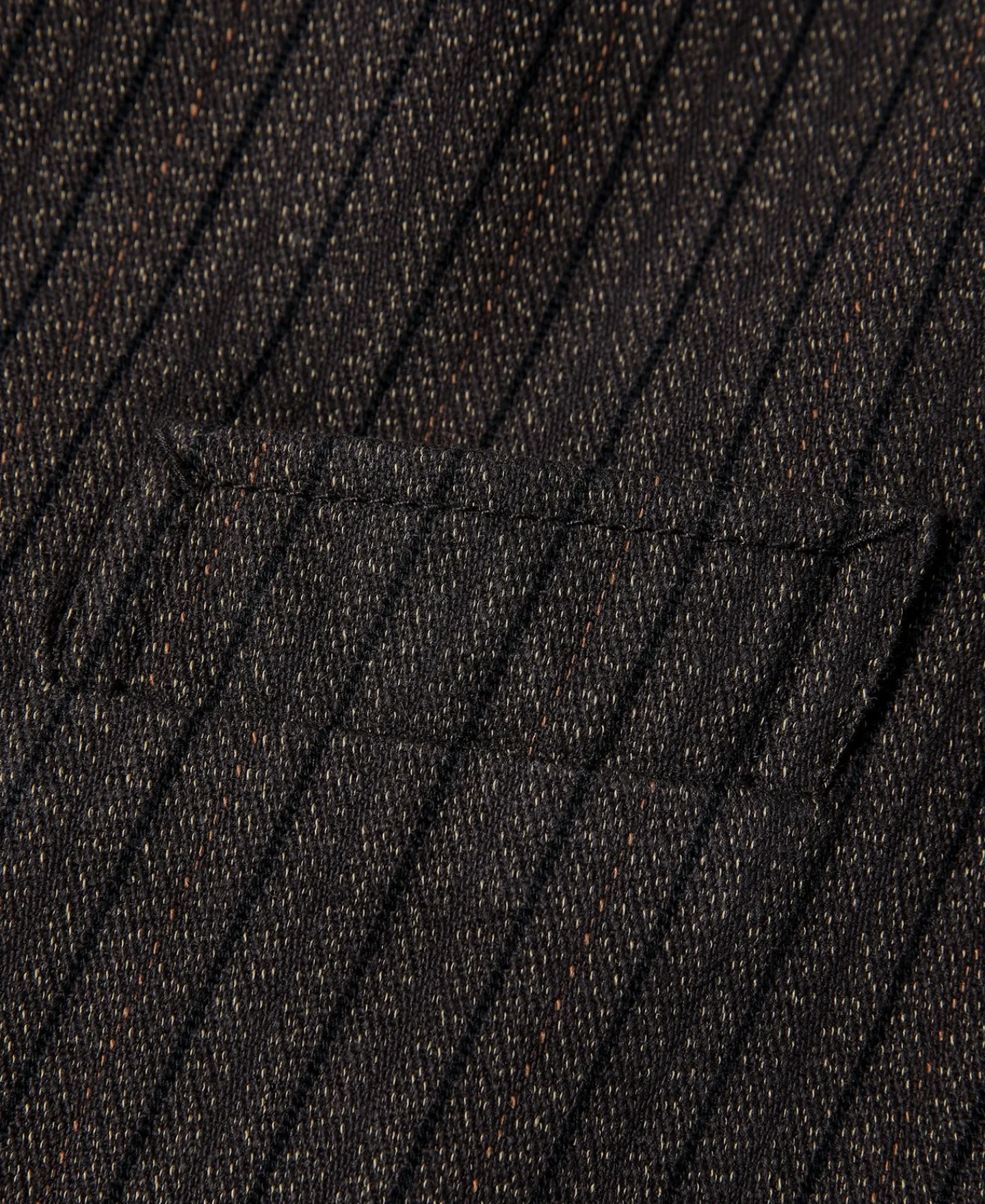 Online 1920s French Salt & Pepper Striped Chambray Vest Waistcoats