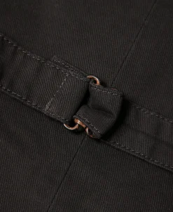 Online 1920s French Salt & Pepper Striped Chambray Vest Waistcoats