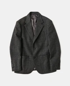 Discount 1930s Glen Plaid Tweed Suit Jacket Jackets&coats