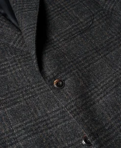 Discount 1930s Glen Plaid Tweed Suit Jacket Jackets&coats