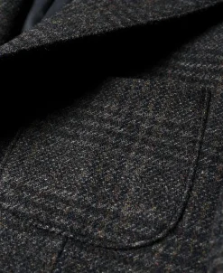 Discount 1930s Glen Plaid Tweed Suit Jacket Jackets&coats
