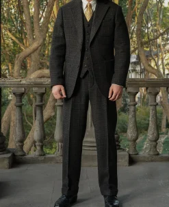 Discount 1930s Glen Plaid Tweed Suit Jacket Jackets&coats
