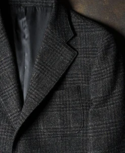 Discount 1930s Glen Plaid Tweed Suit Jacket Jackets&coats