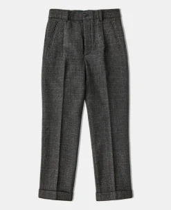 Fashion 1930s Glen Plaid Tweed Suit Trousers Pants&trousers