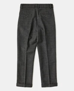 Fashion 1930s Glen Plaid Tweed Suit Trousers Pants&trousers