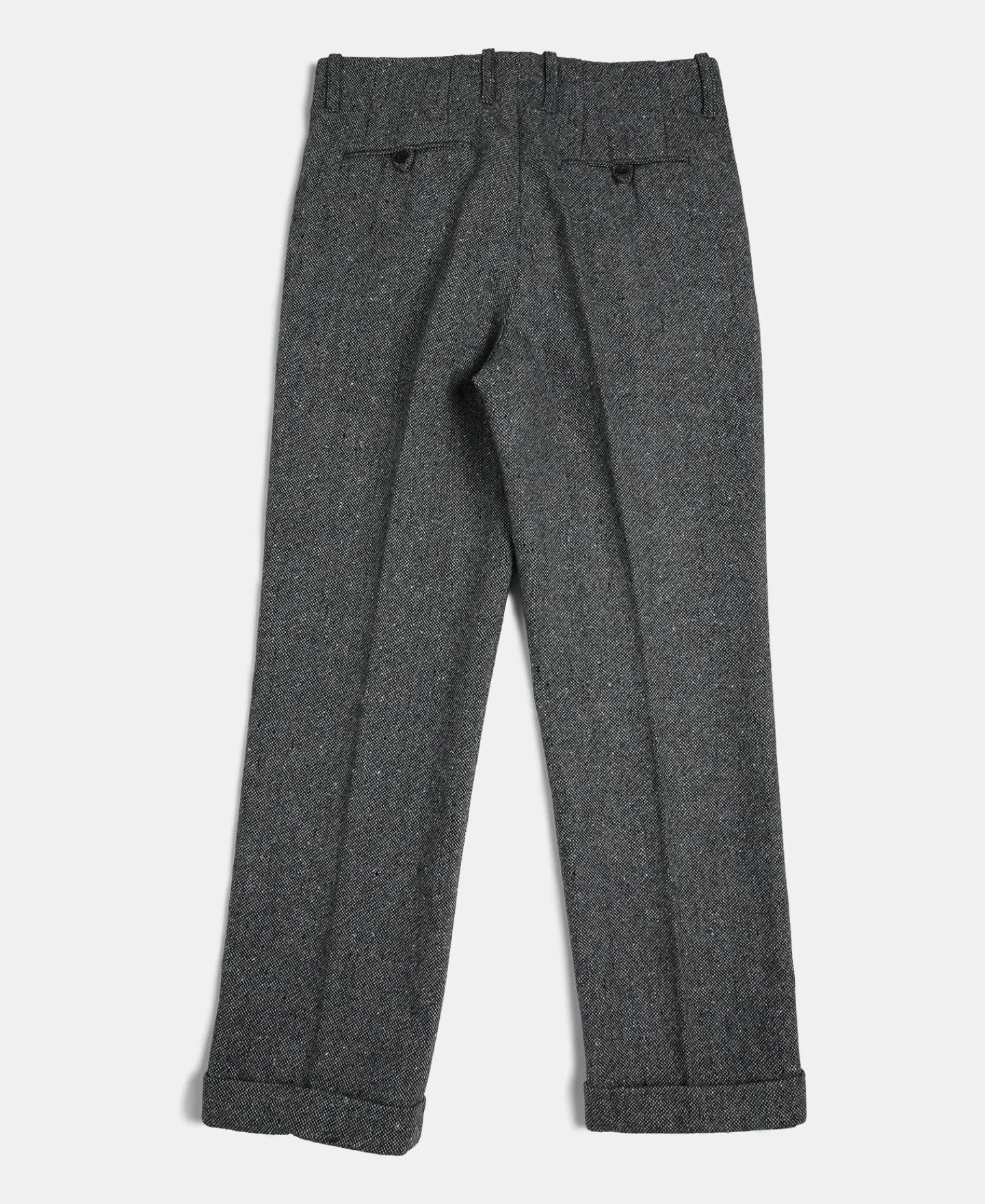 Sale 1940s Hollywood Waistband Coloured Speckle Tweed Trousers Pants&trousers