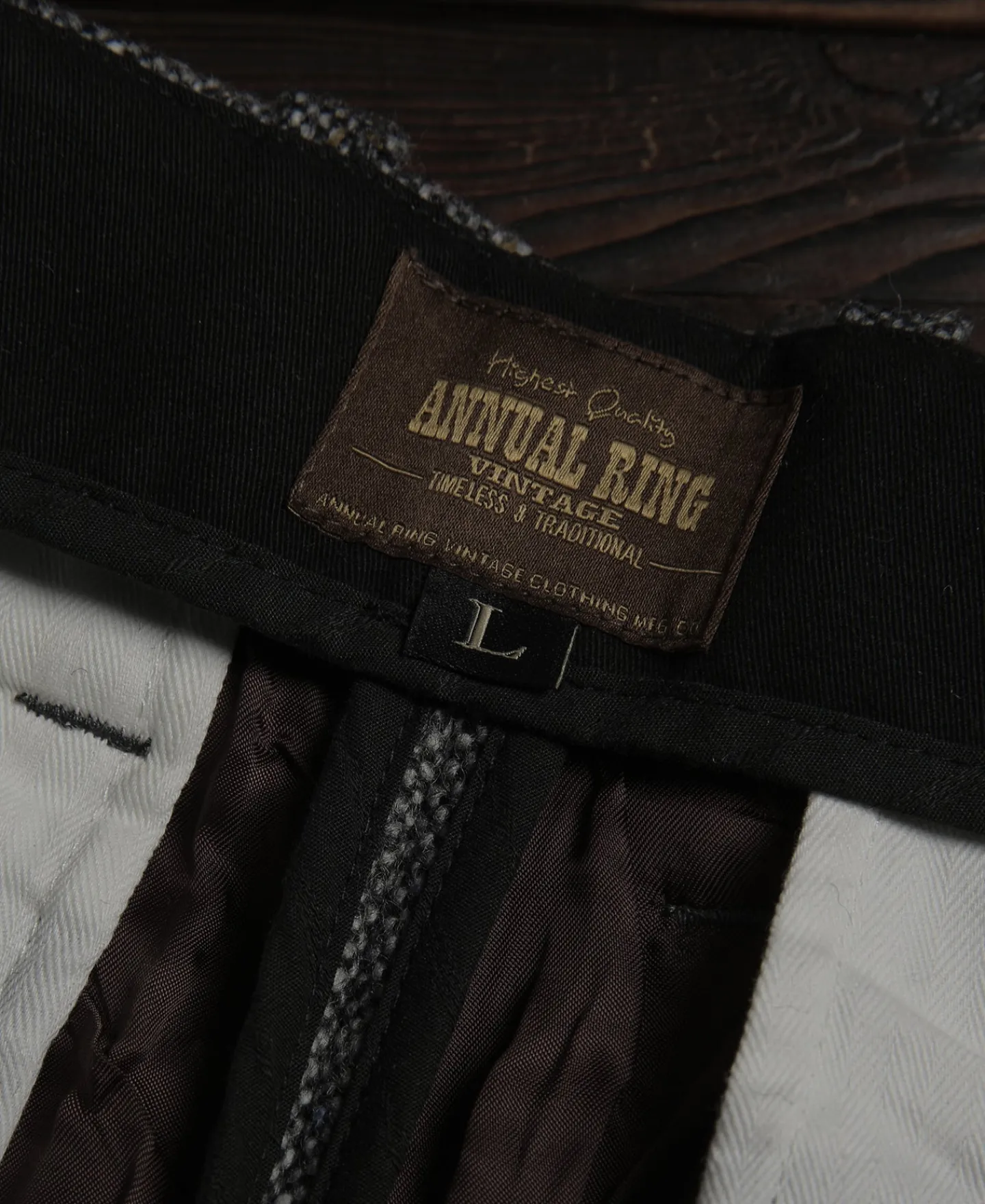 Sale 1940s Hollywood Waistband Coloured Speckle Tweed Trousers Pants&trousers