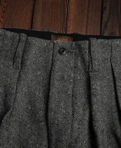 Sale 1940s Hollywood Waistband Coloured Speckle Tweed Trousers Pants&trousers