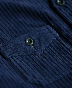 New 1920s Indigo Corduroy Work Vest Waistcoats
