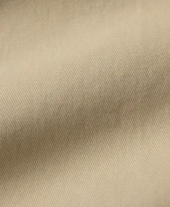 Clearance 1930s IVY Style Double Pleated Chino Trousers - Khaki Pants&trousers