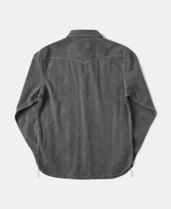 Best 1930s Jaspé Workshirt - Dark Gray Long Sleeve Shirts | Shirts