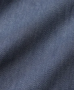 Discount 1930s Jaspé Workshirt - Grayish Blue Shirts | Long Sleeve Shirts