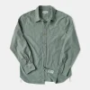 Best 1930s Jaspé Workshirt - Sage Long Sleeve Shirts | Shirts