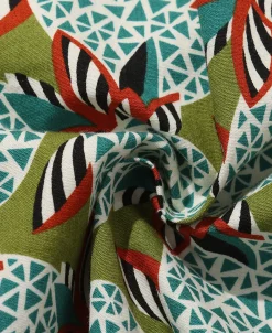 Sale 1940s Pop Art Aloha Shirt - Grass/Teal Short Sleeve Shirts | Shirts