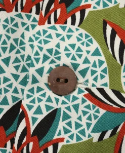 Sale 1940s Pop Art Aloha Shirt - Grass/Teal Short Sleeve Shirts | Shirts