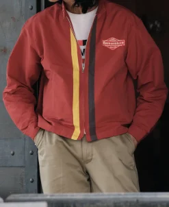 Clearance 1960s Racer Short Cut Jacket - Red Jackets&coats