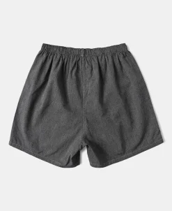 Clearance 1950s Retro Salt & Pepper Boxer Shorts - Vintage Black Tank Tops&vests&boxers