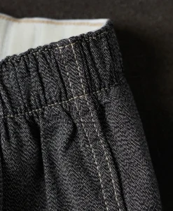 Clearance 1950s Retro Salt & Pepper Boxer Shorts - Vintage Black Tank Tops&vests&boxers