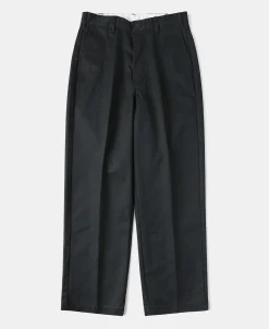 New 1970s Straight-Leg Work Pants - Black Pants&trousers