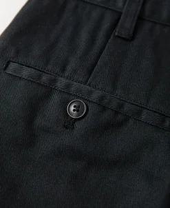 New 1970s Straight-Leg Work Pants - Black Pants&trousers