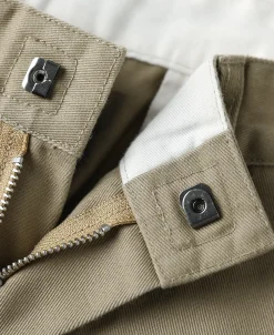 Outlet 1970s Straight-Leg Work Pants - Khaki Pants&trousers