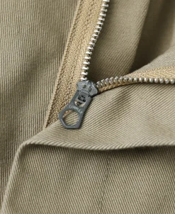 Outlet 1970s Straight-Leg Work Pants - Khaki Pants&trousers