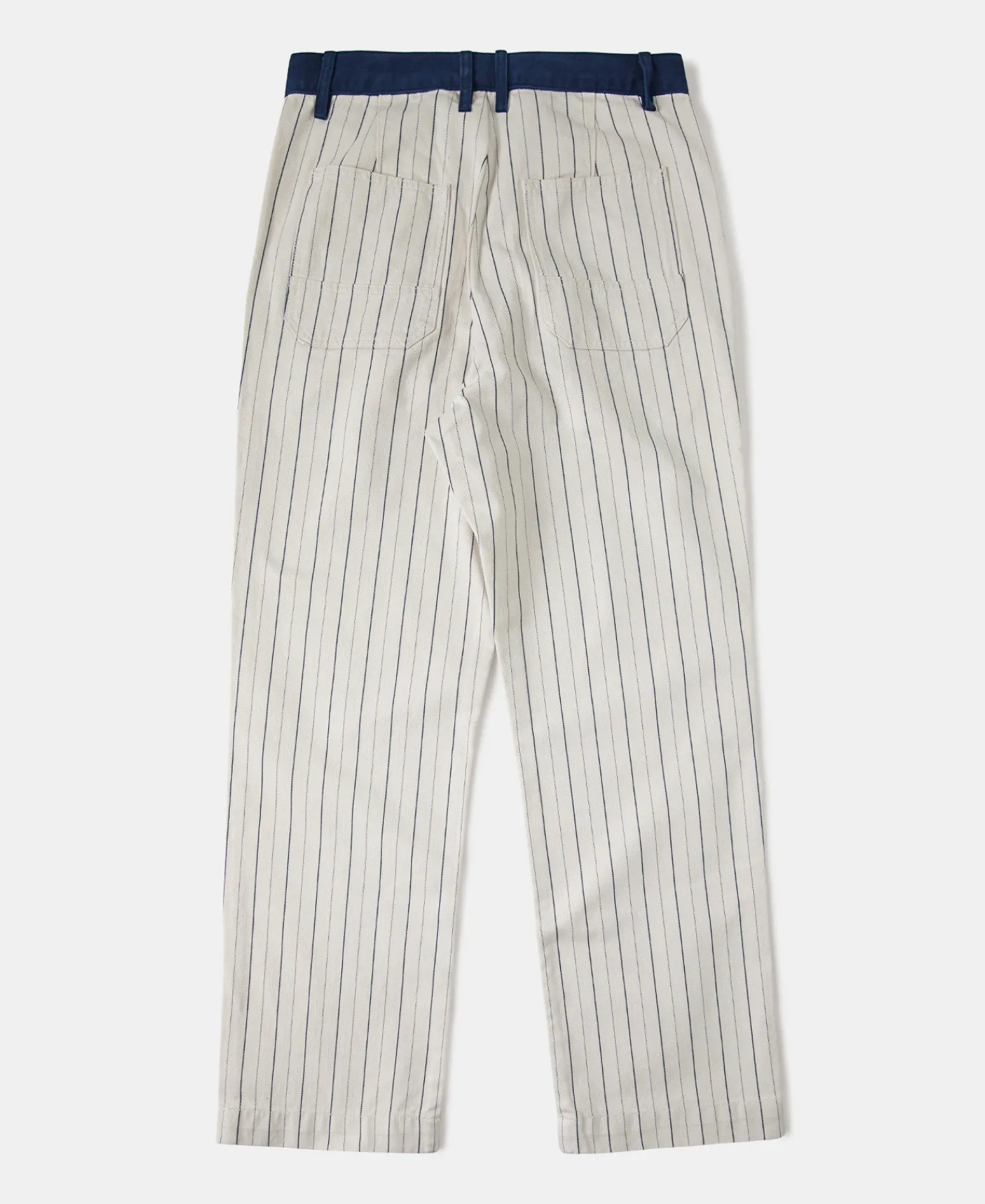 Online 1950s Striped Herringbone Milkman Trousers Pants&trousers